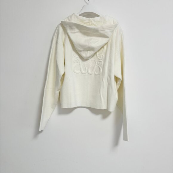 Loewe Anagram wool-blend zip-up hoodie - Picture 4 of 11